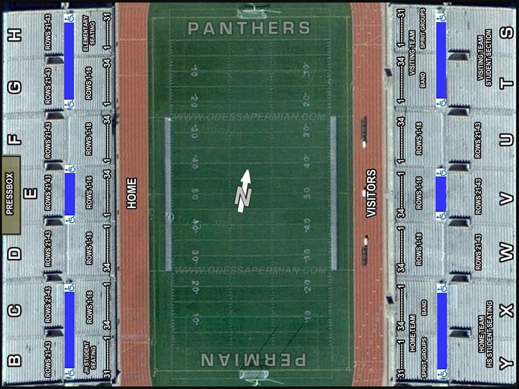 Ratliff Stadium Odessa Tx Seating Chart