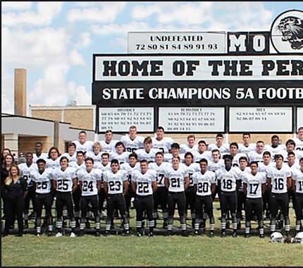 Permian Panthers team photo