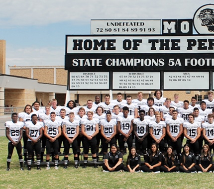 Permian Panthers team photo