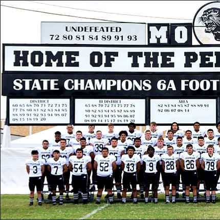 Permian Panthers team photo