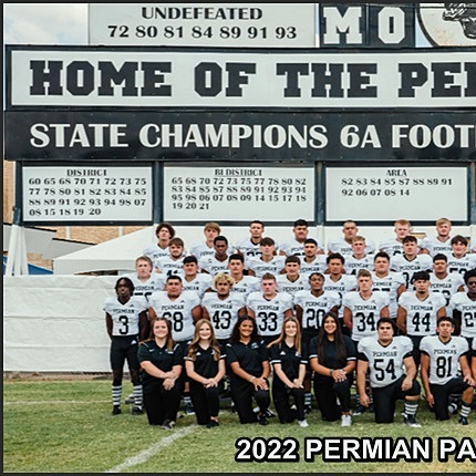 Permian Panthers team photo